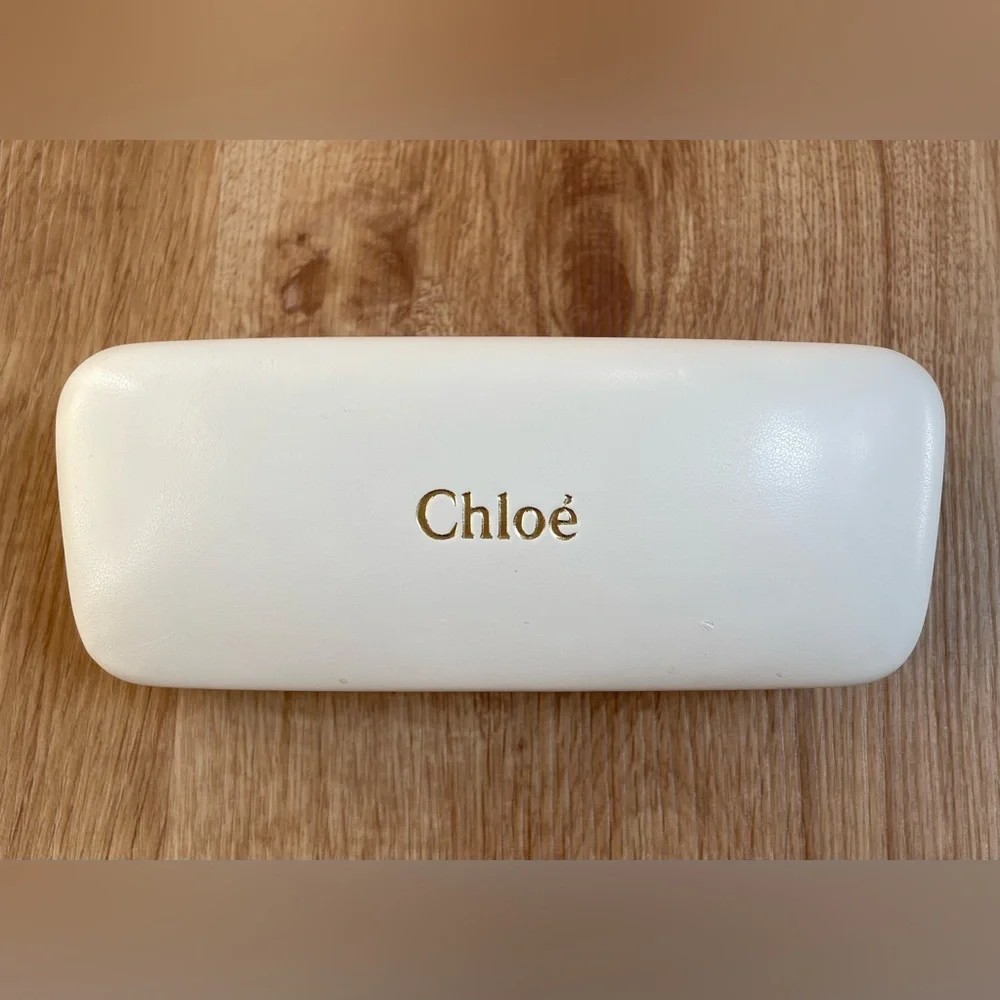 Chloe eyeglasses glasses white hard case Natural Beauty retro classic frames - Picture 2 of 7